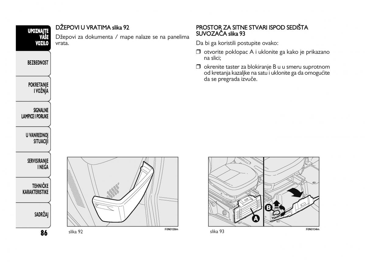 Fiat Ducato III 3 vlasnicko uputstvo / page 90