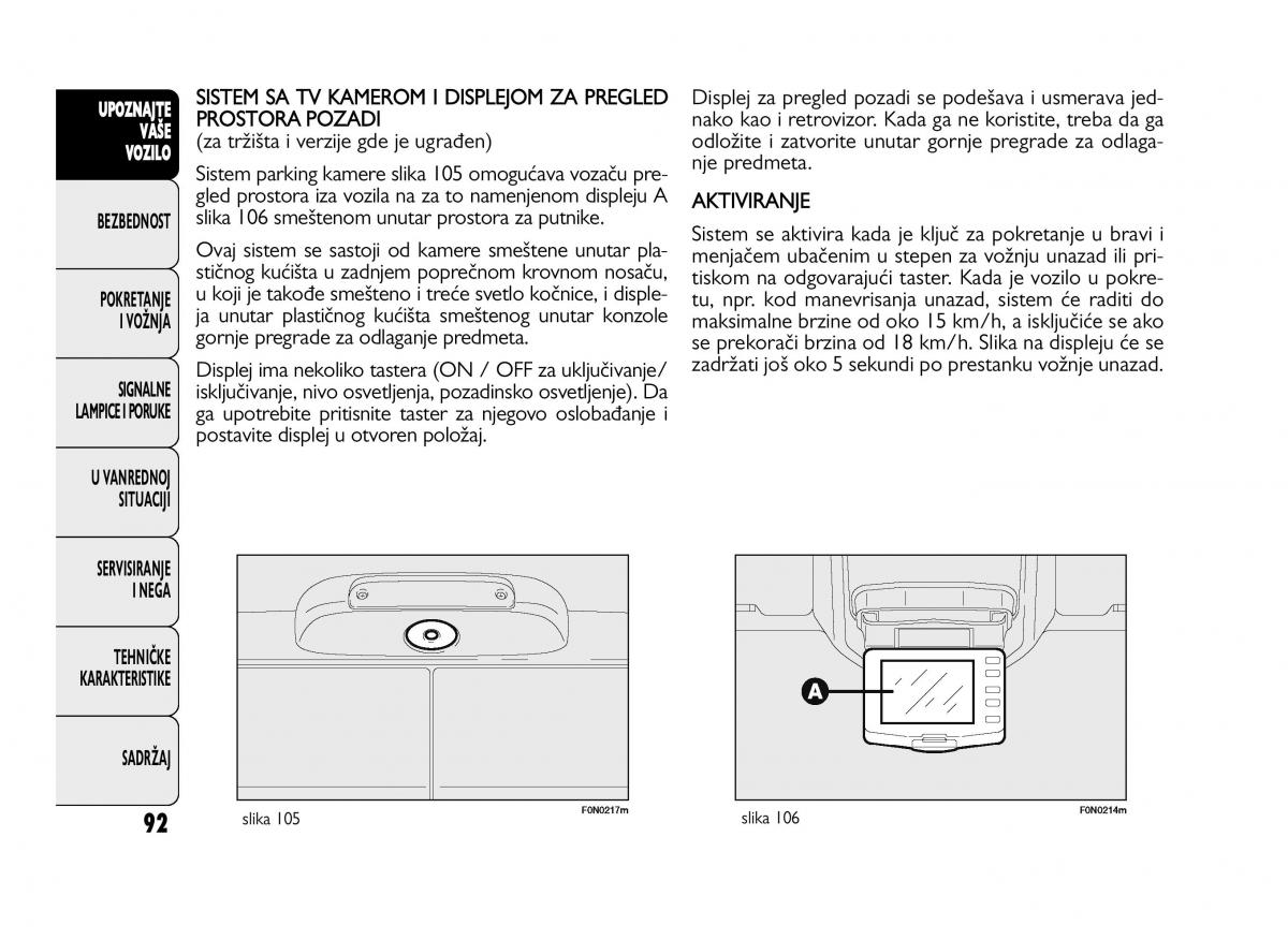 Fiat Ducato III 3 vlasnicko uputstvo / page 96