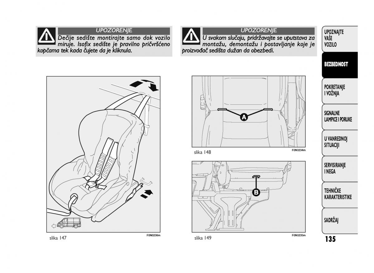 Fiat Ducato III 3 vlasnicko uputstvo / page 139