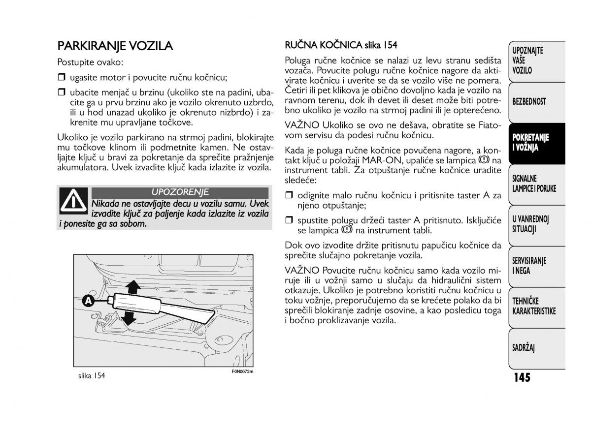 Fiat Ducato III 3 vlasnicko uputstvo / page 149