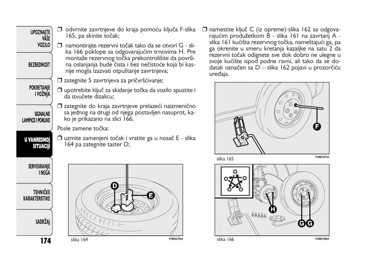 Fiat Ducato III 3 vlasnicko uputstvo / page 178