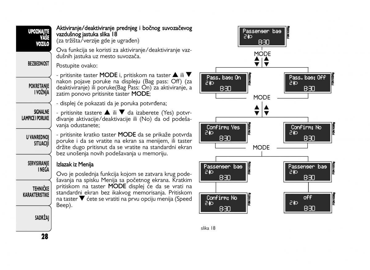 Fiat Ducato III 3 vlasnicko uputstvo / page 32