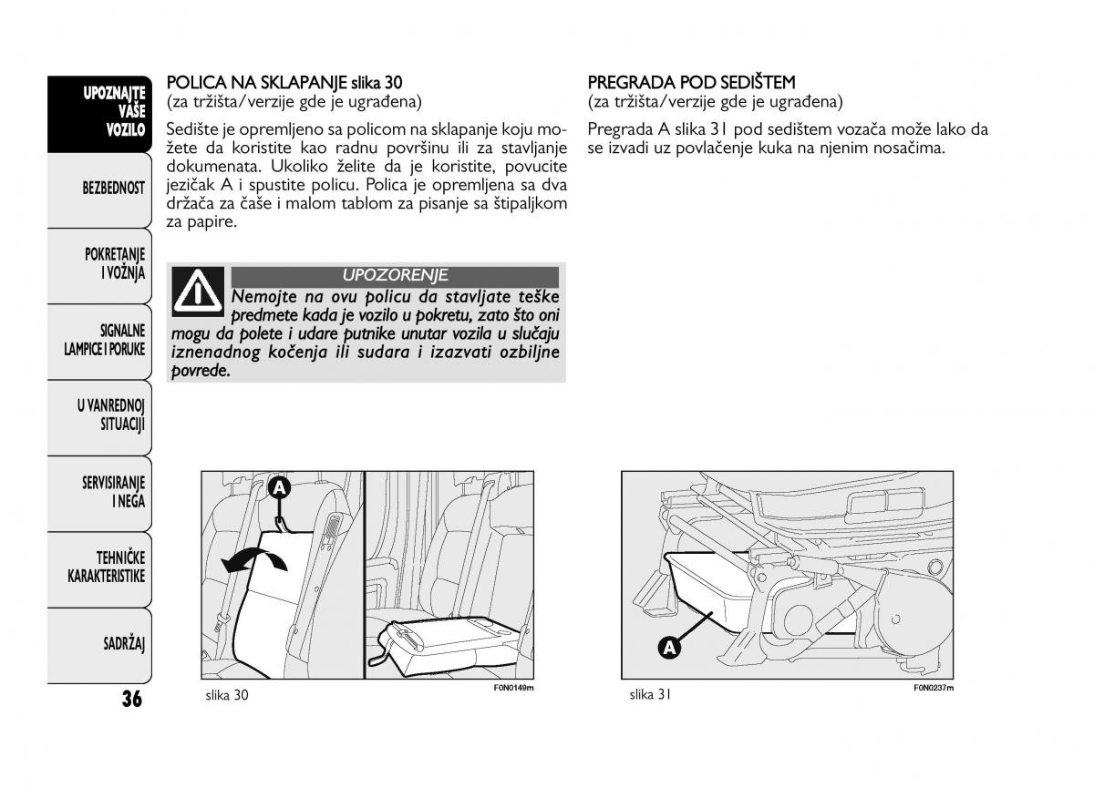 Fiat Ducato III 3 vlasnicko uputstvo / page 40