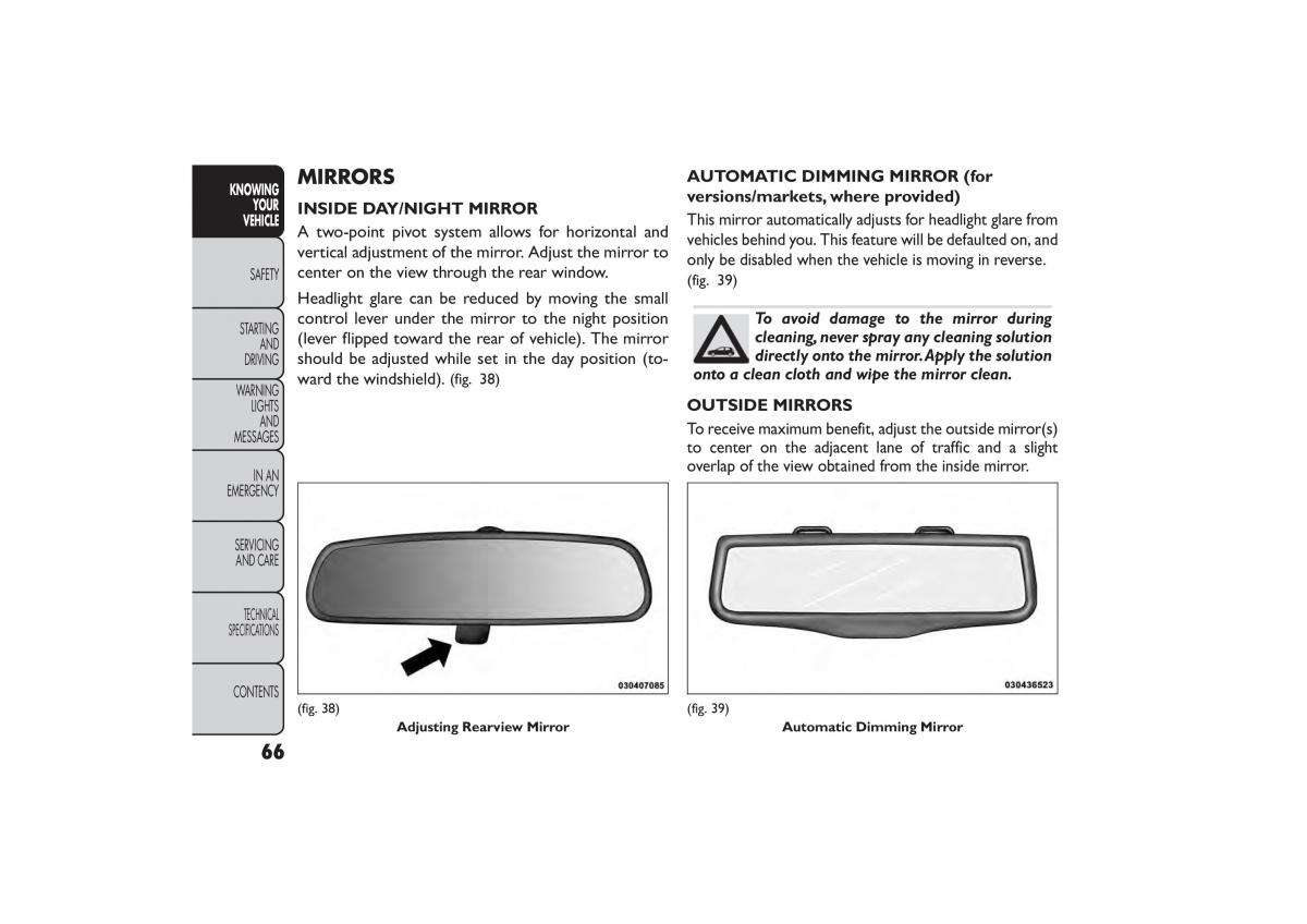 Fiat Freemont owners manual / page 72