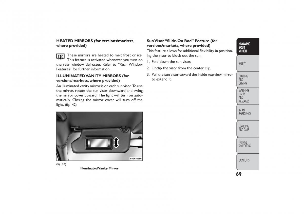 Fiat Freemont owners manual / page 75