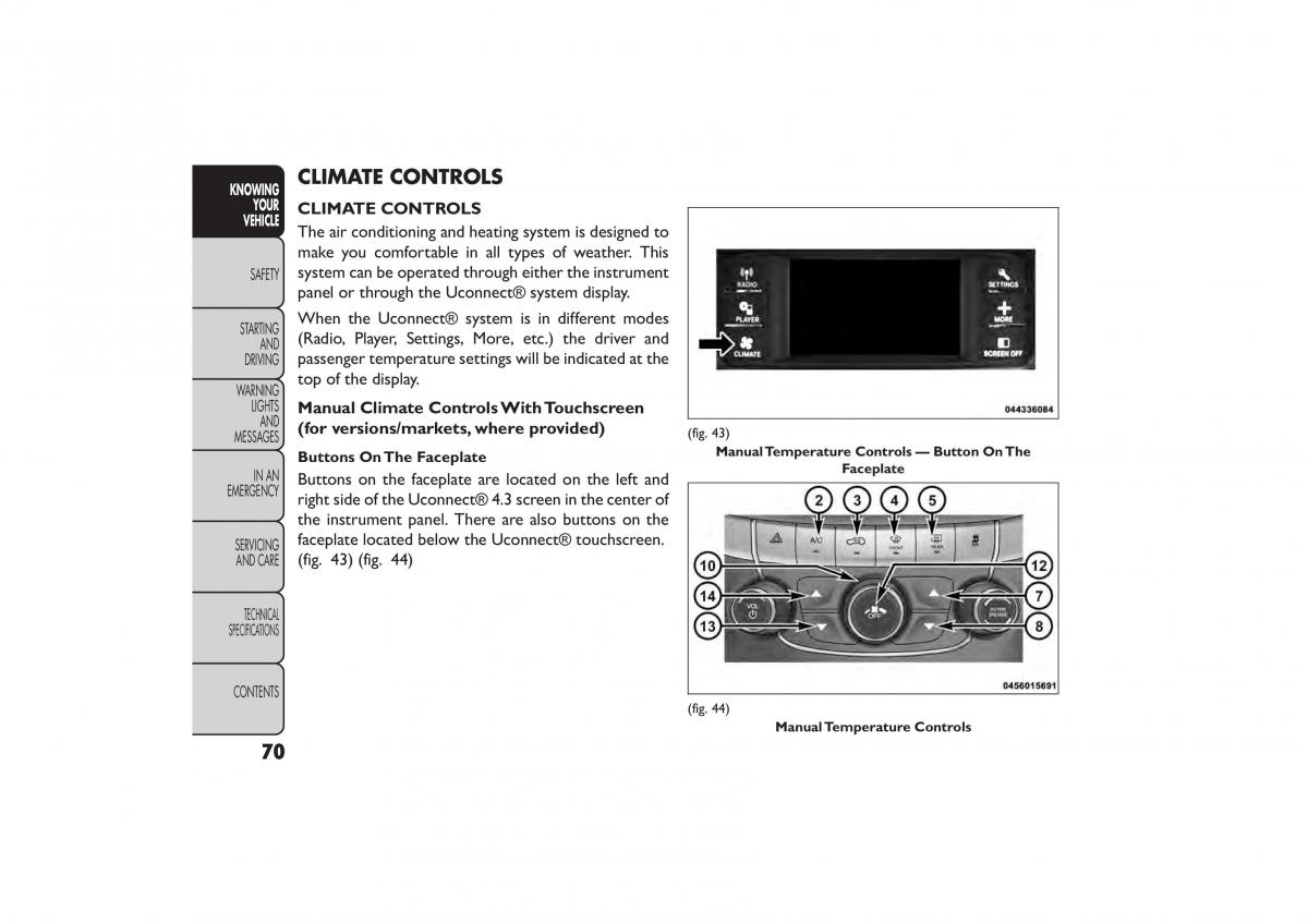 Fiat Freemont owners manual / page 76