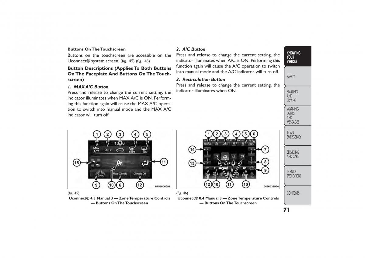 Fiat Freemont owners manual / page 77