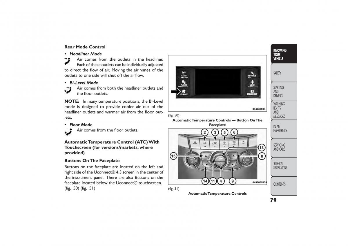 Fiat Freemont owners manual / page 85