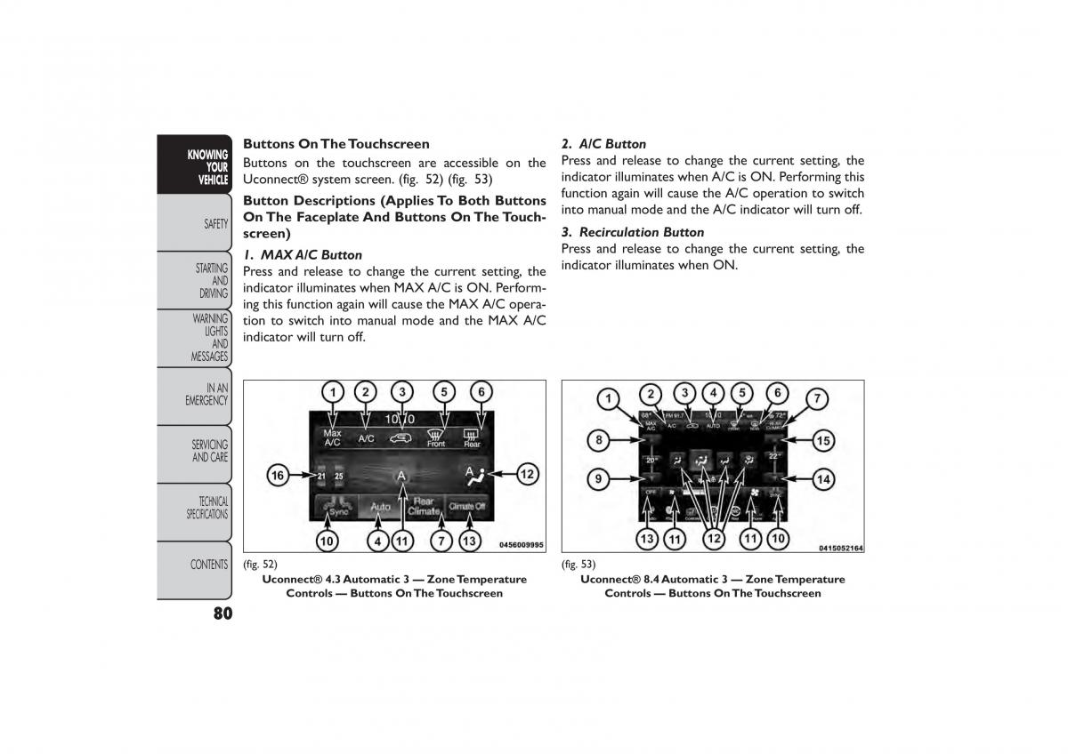 Fiat Freemont owners manual / page 86