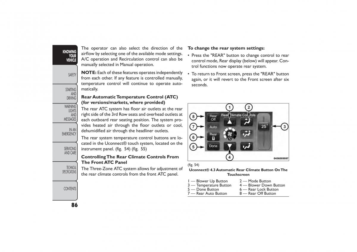 Fiat Freemont owners manual / page 92