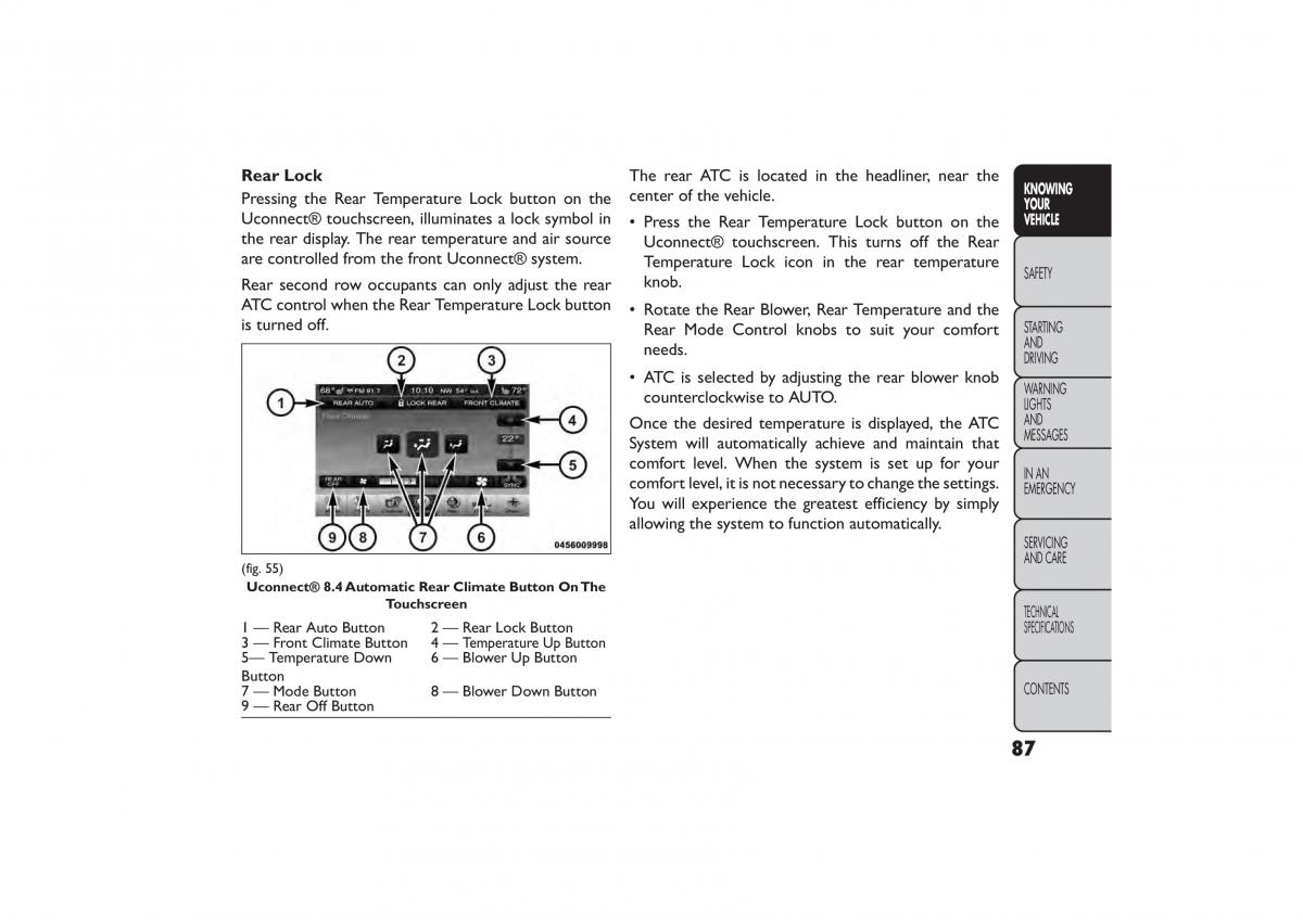 Fiat Freemont owners manual / page 93