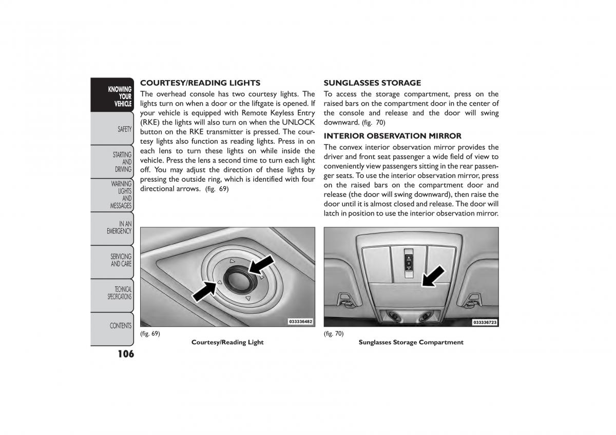 Fiat Freemont owners manual / page 112