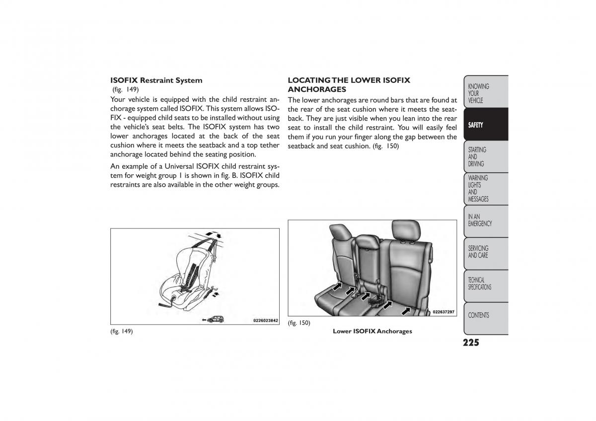 Fiat Freemont owners manual / page 231