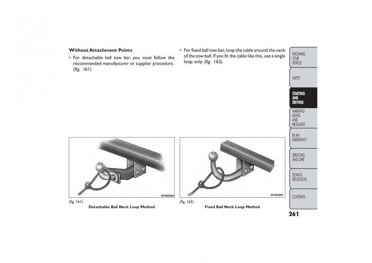 Fiat Freemont owners manual / page 267