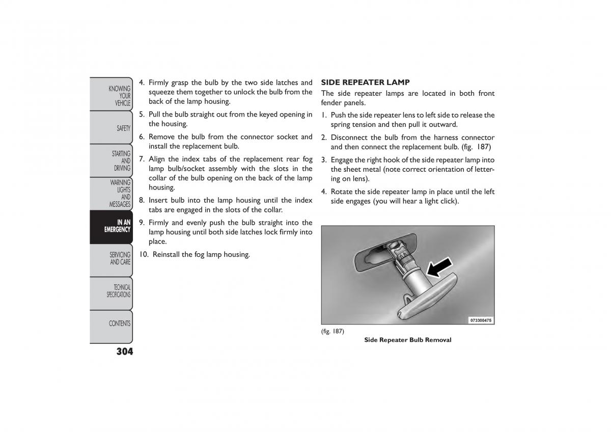 Fiat Freemont owners manual / page 310