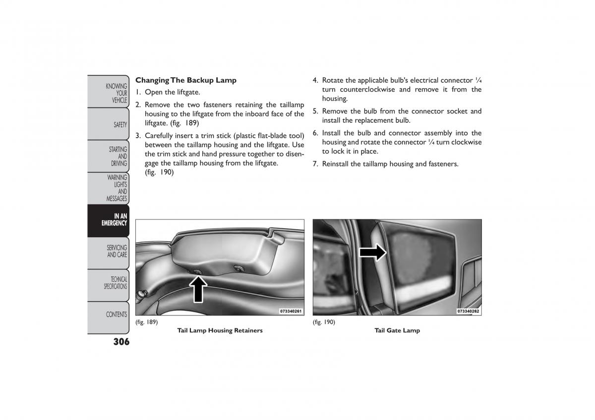 Fiat Freemont owners manual / page 312