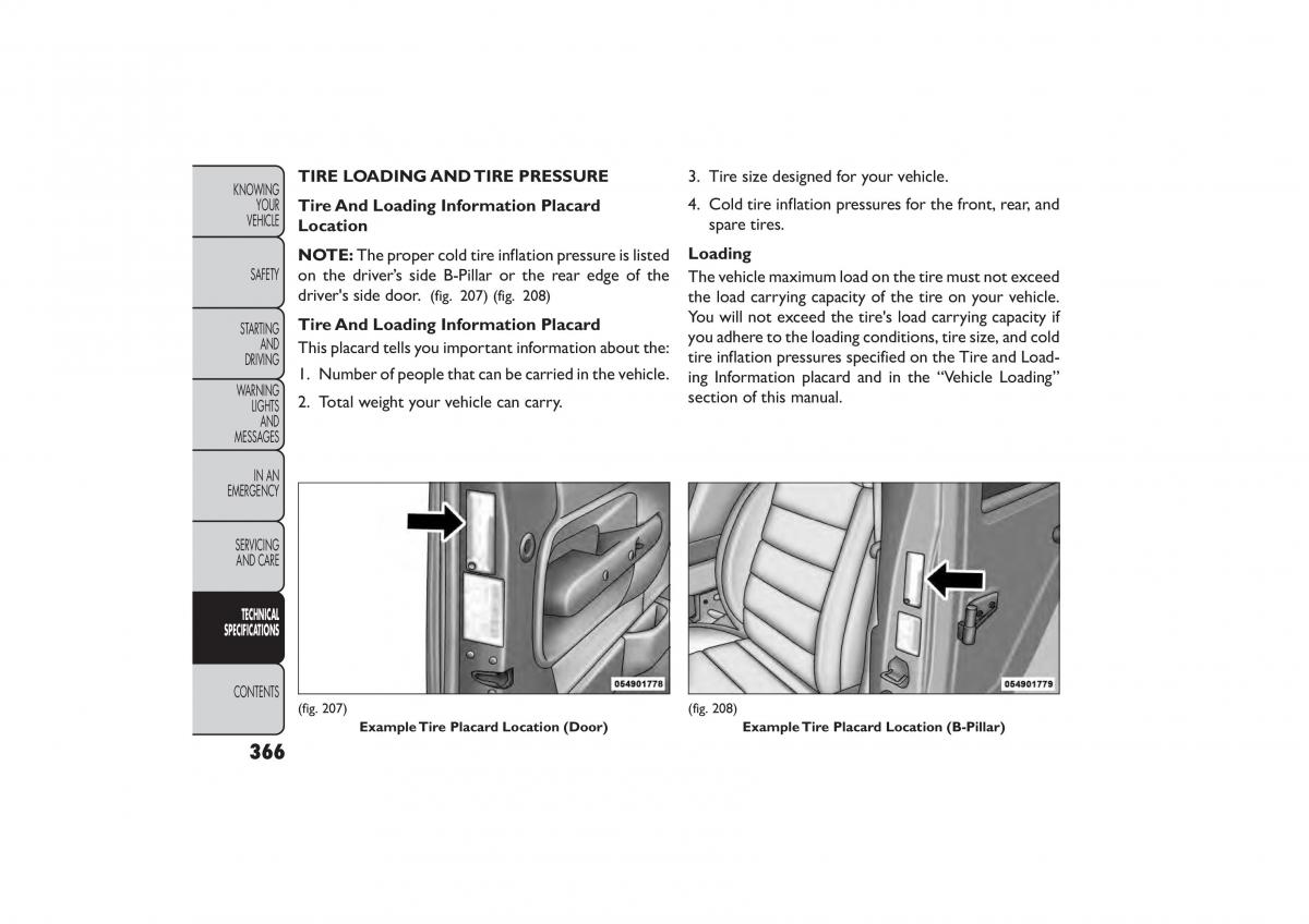 Fiat Freemont owners manual / page 372