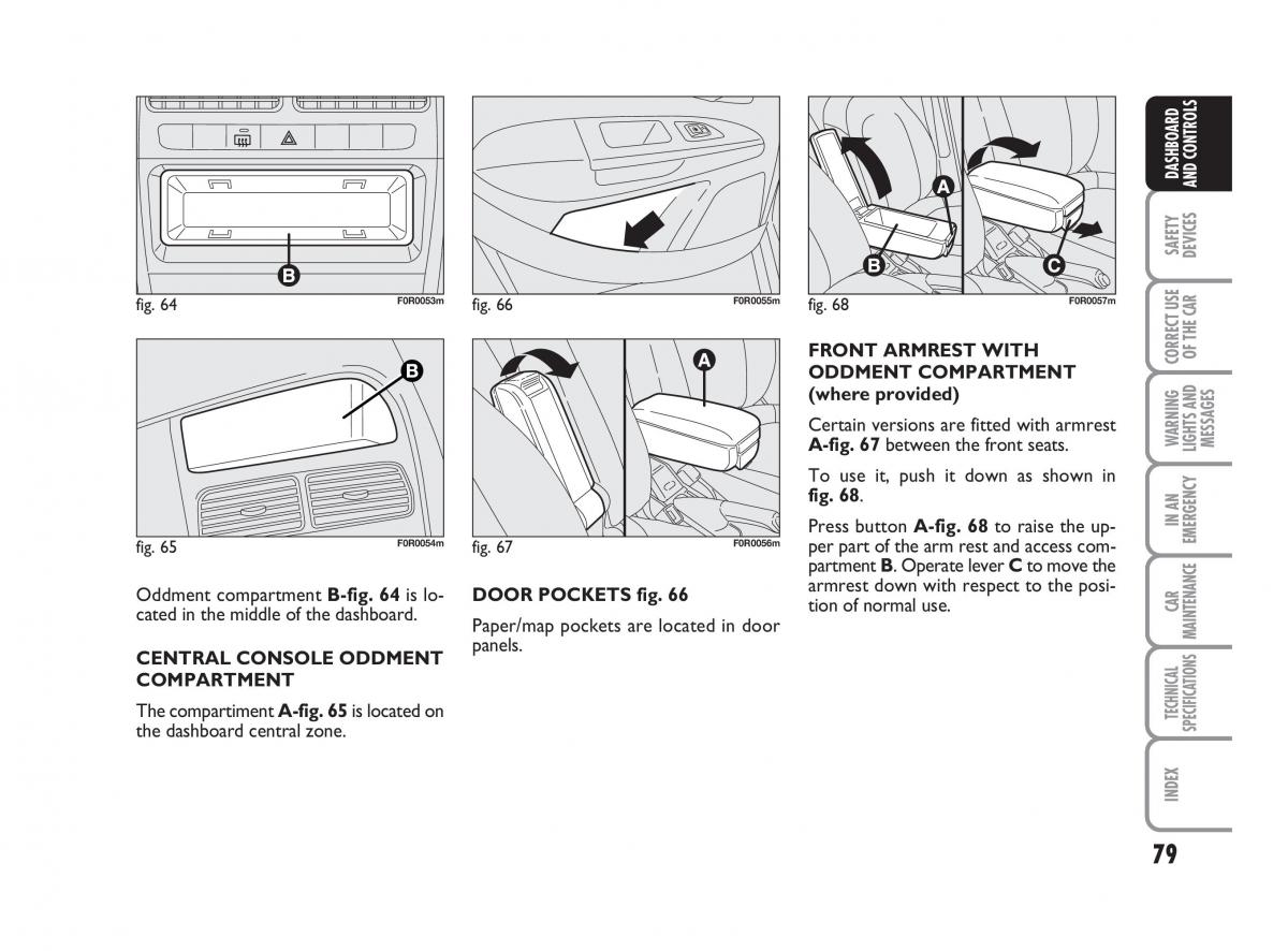 Fiat Linea owners manual / page 80