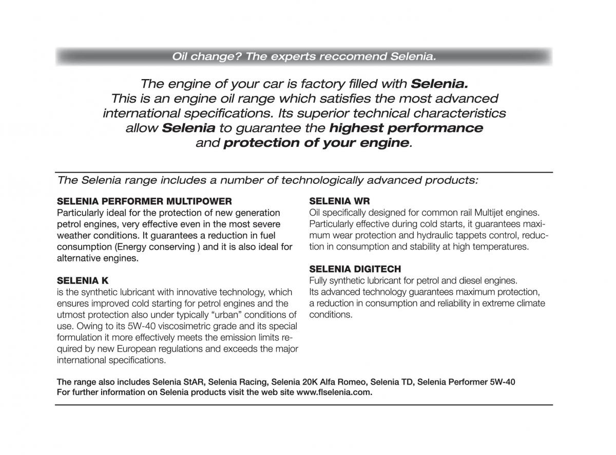 Fiat Linea owners manual / page 232