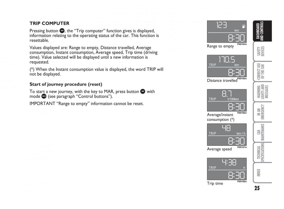 Fiat Punto II 2 owners manual / page 26