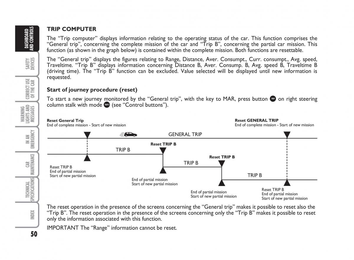 Fiat Punto II 2 owners manual / page 51