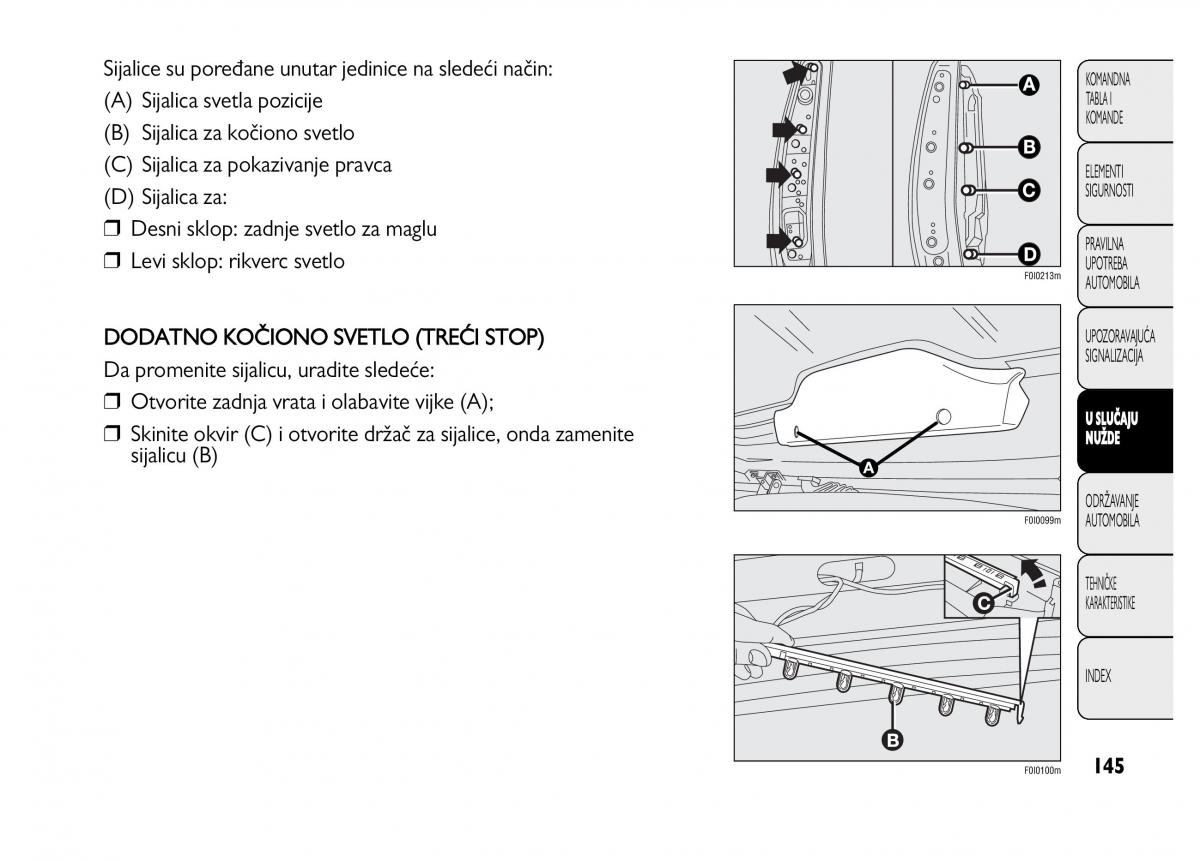 Fiat Punto II 2 vlasnicko uputstvo / page 146