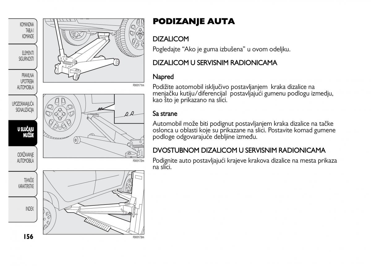 Fiat Punto II 2 vlasnicko uputstvo / page 157