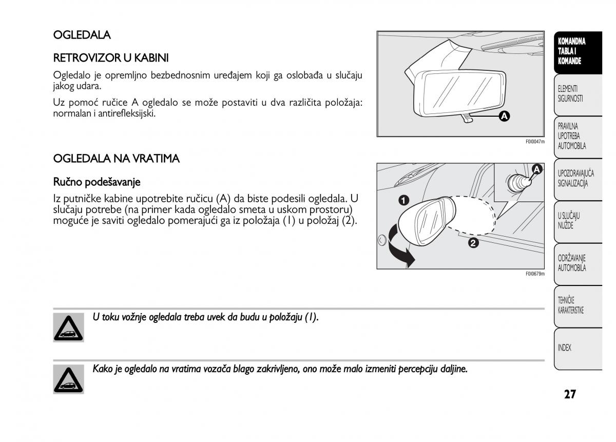 Fiat Punto II 2 vlasnicko uputstvo / page 28