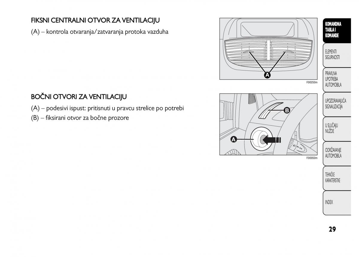 Fiat Punto II 2 vlasnicko uputstvo / page 30