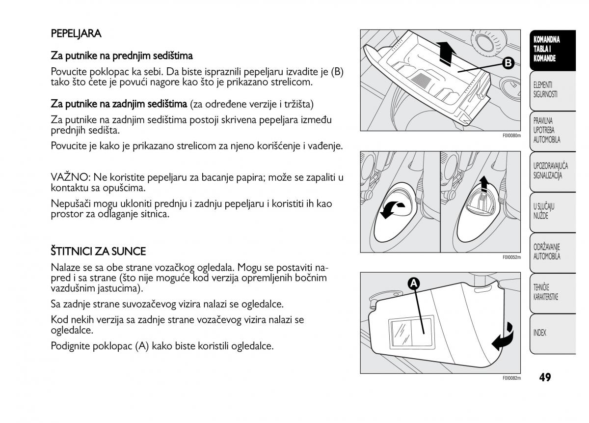 Fiat Punto II 2 vlasnicko uputstvo / page 50