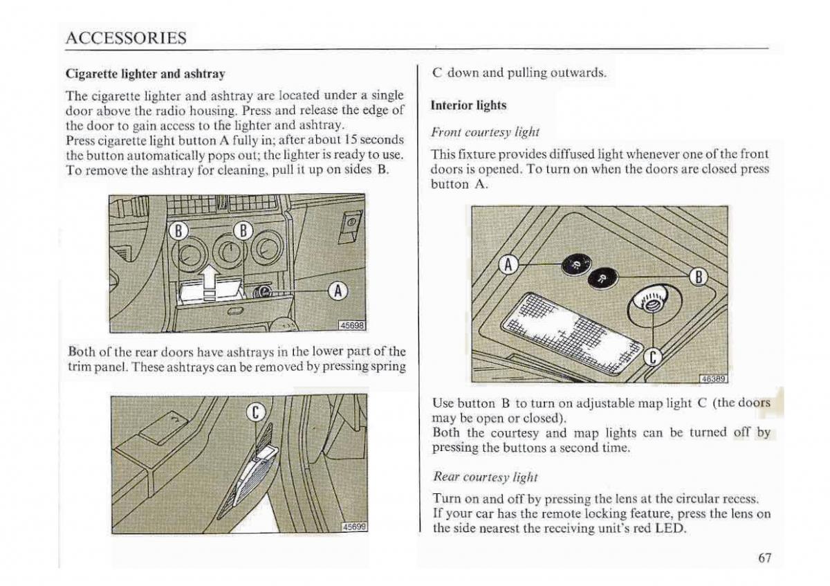 manual  Lancia Dedra owners manual / page 70