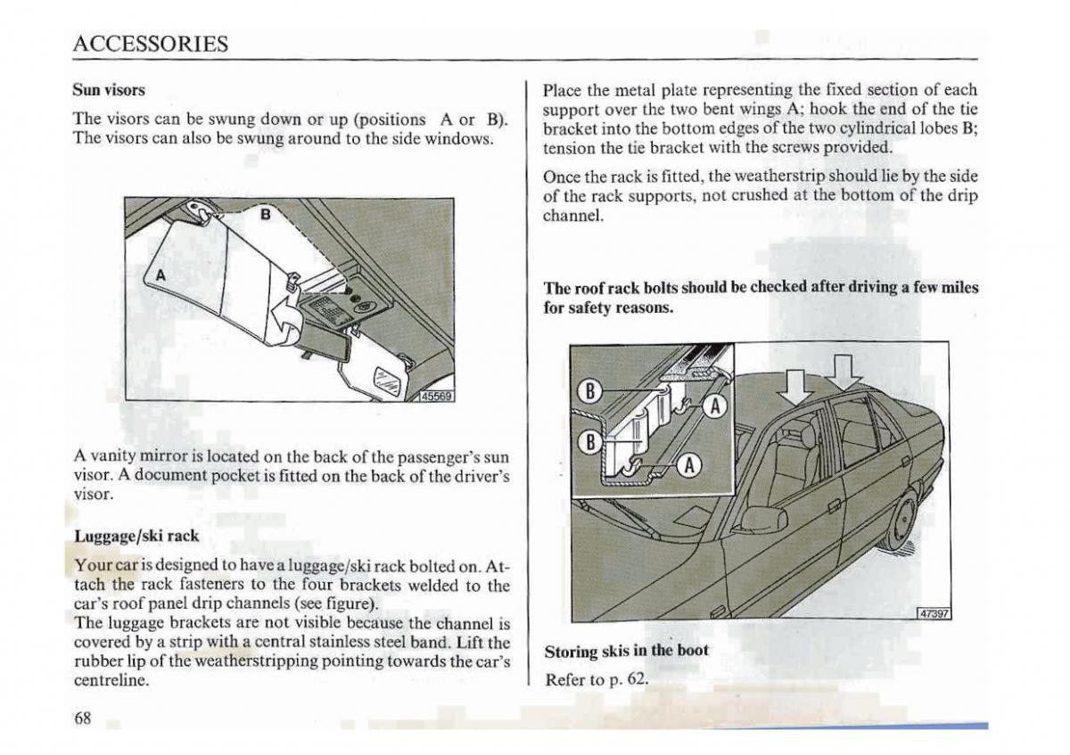 manual  Lancia Dedra owners manual / page 71