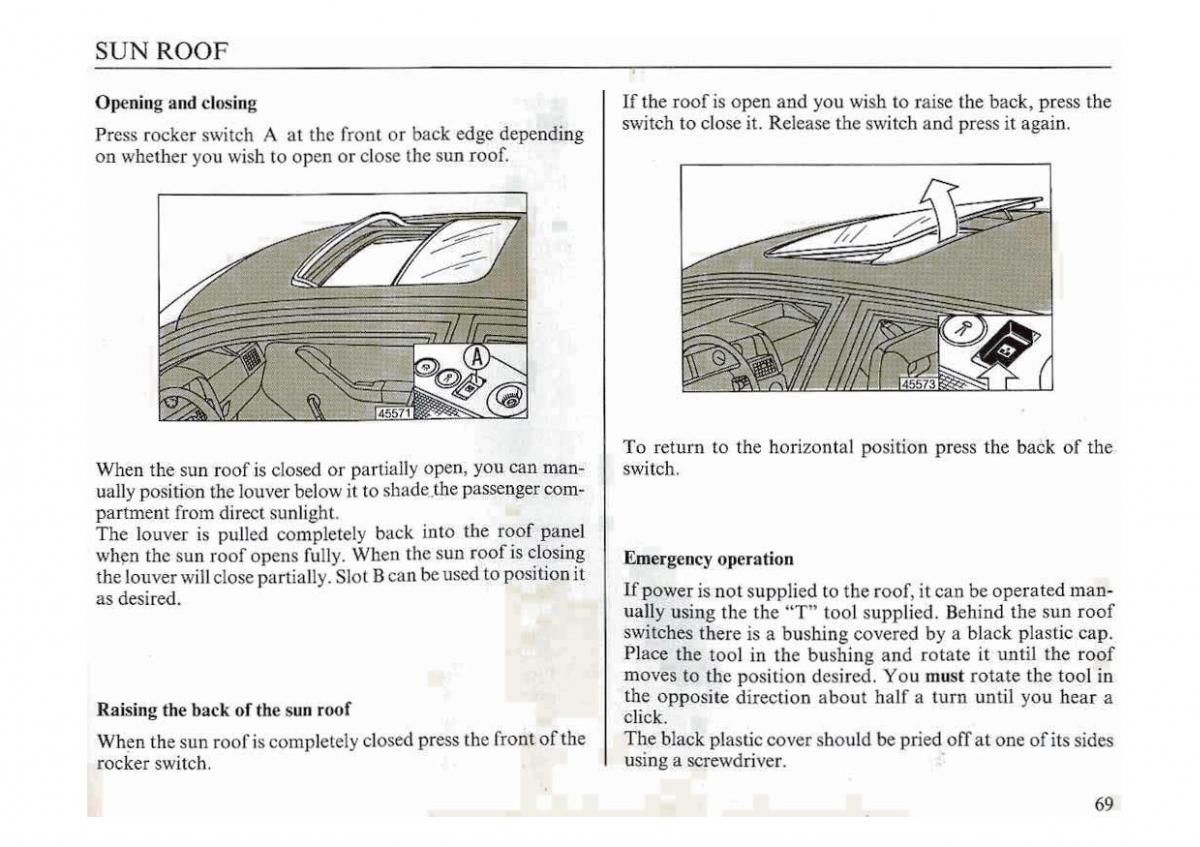 manual  Lancia Dedra owners manual / page 72