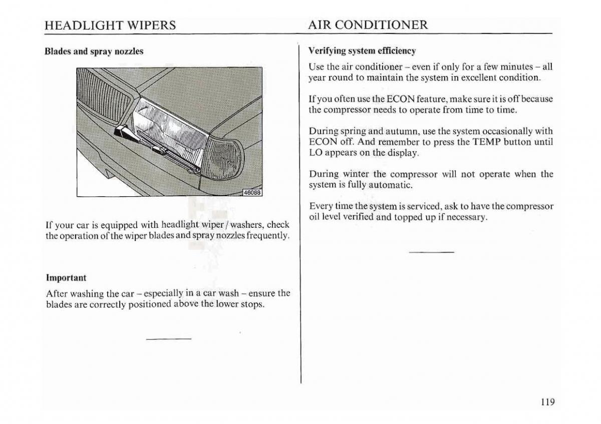 manual  Lancia Dedra owners manual / page 122