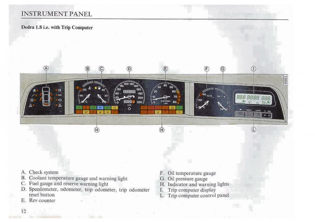 manual  Lancia Dedra owners manual / page 15