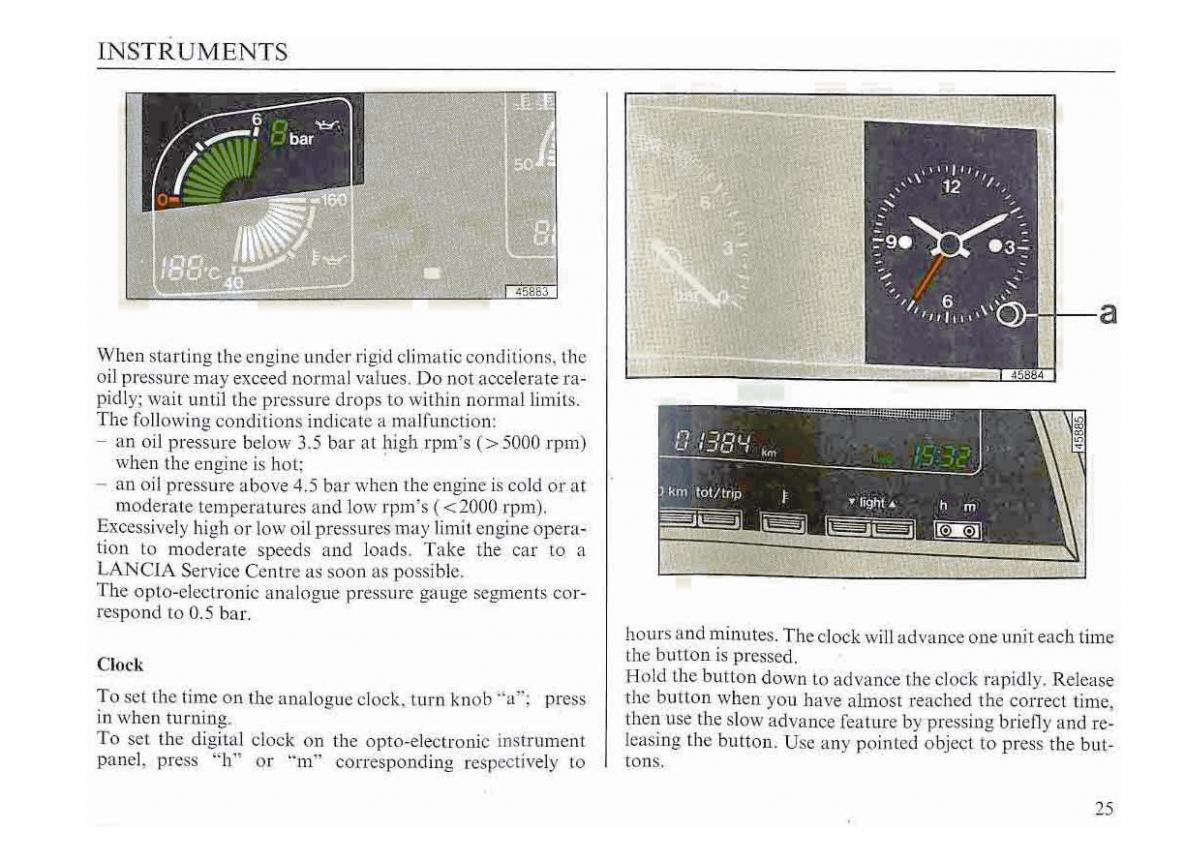 manual  Lancia Dedra owners manual / page 28