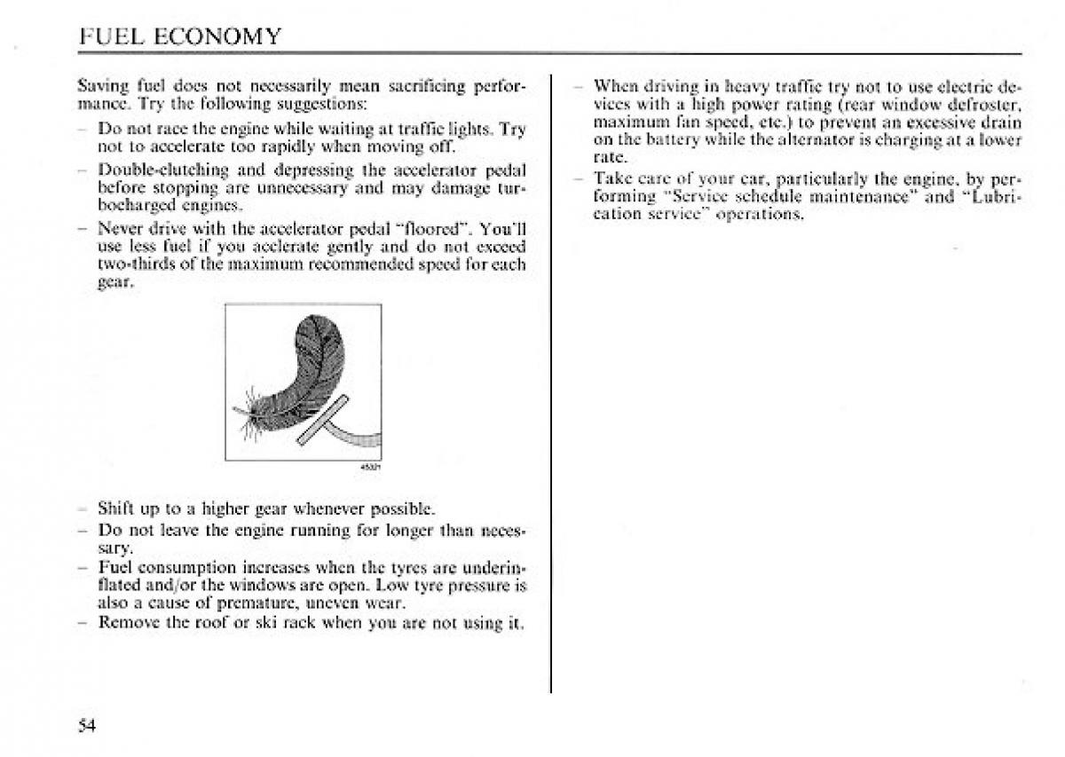 manual  Lancia Delta I 1 owners manual / page 55