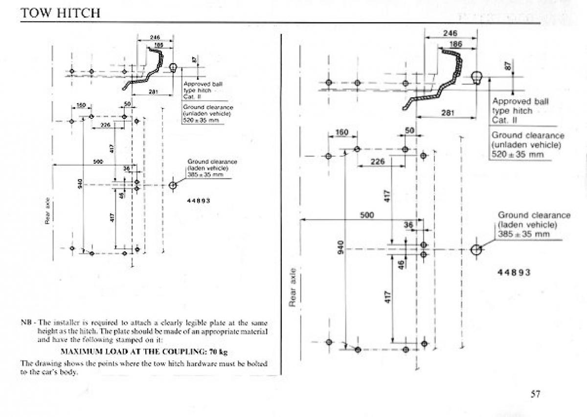 manual  Lancia Delta I 1 owners manual / page 58