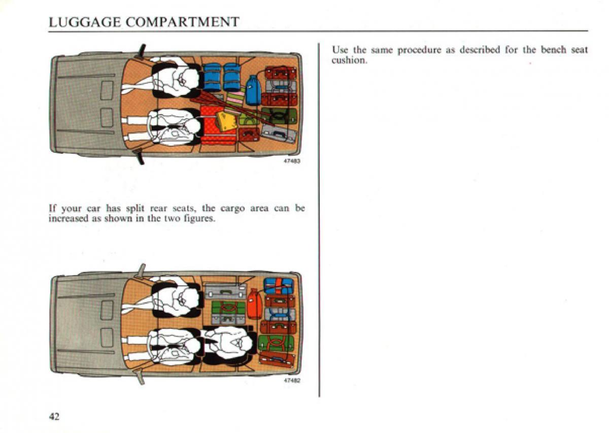 manual  Lancia Delta I 1 owners manual / page 43