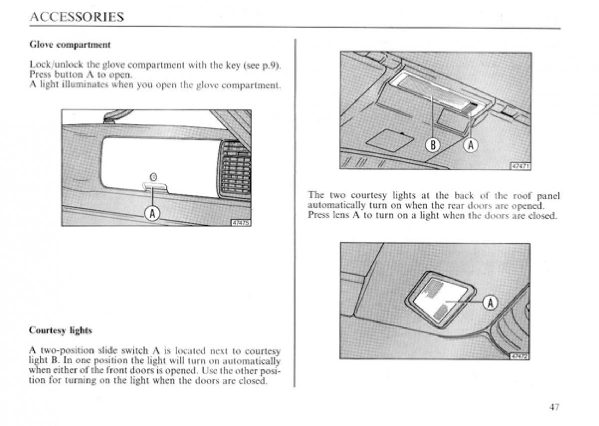 manual  Lancia Delta I 1 owners manual / page 48