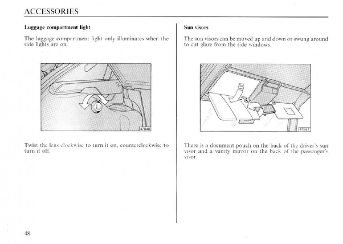 manual  Lancia Delta I 1 owners manual / page 49