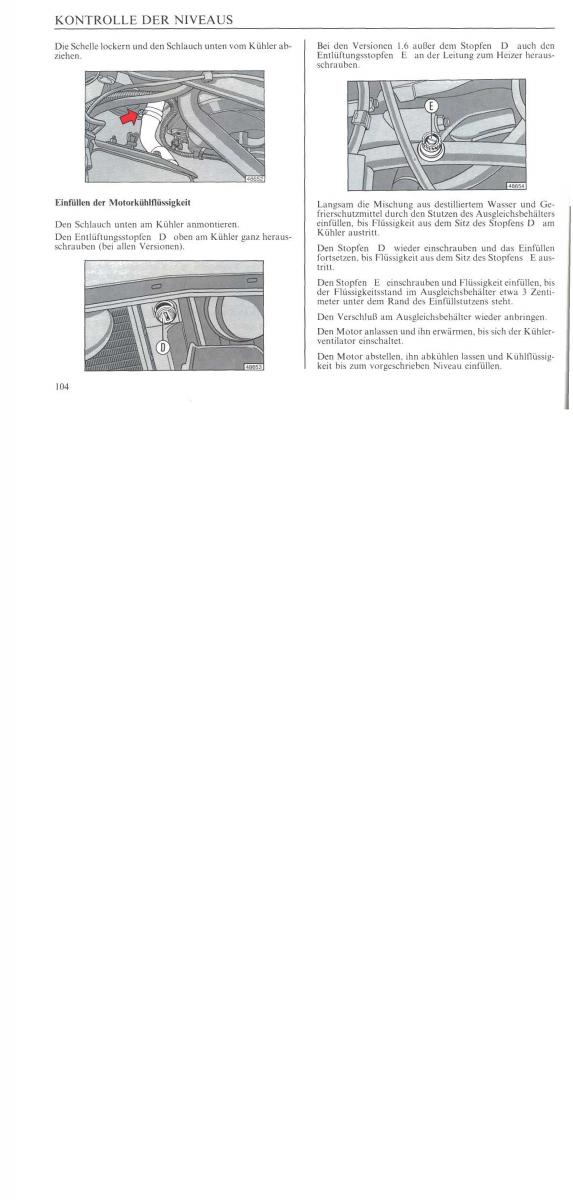 Lancia Delta II 2 Handbuch / page 112