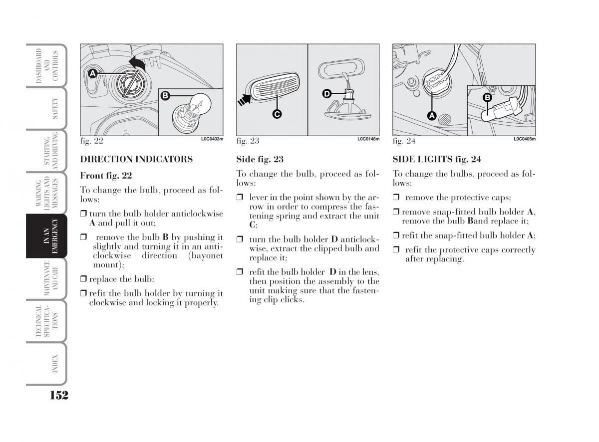 Lancia Musa owners manual / page 153