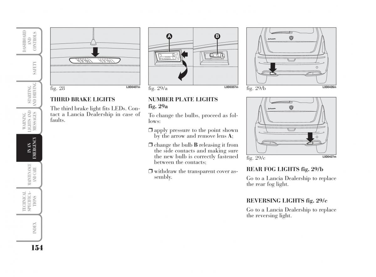 Lancia Musa owners manual / page 155