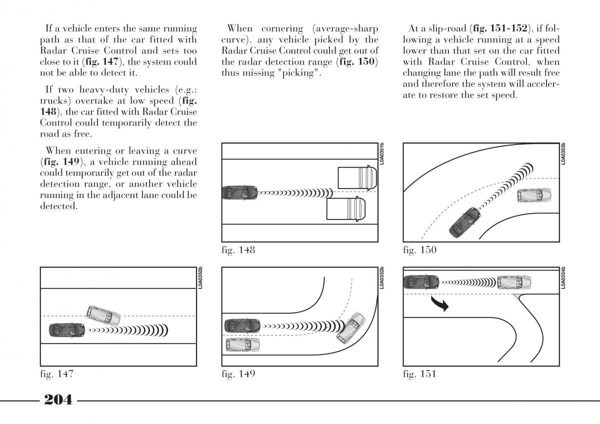 Lancia Thesis owners manual / page 205