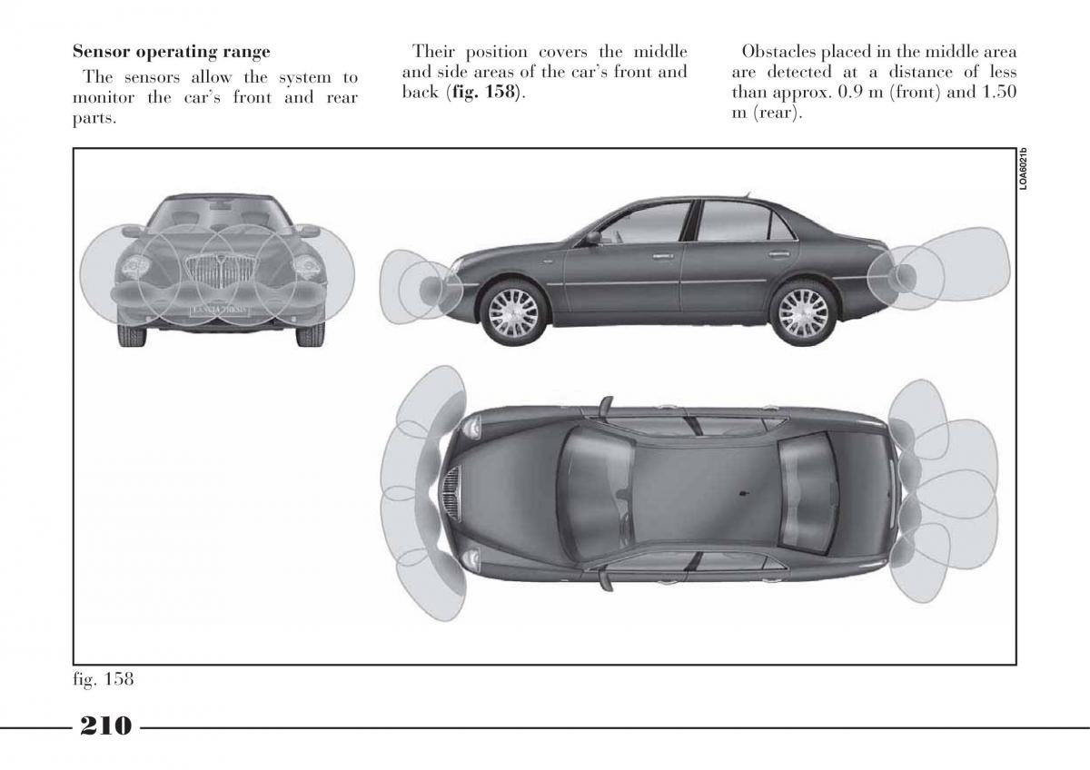 Lancia Thesis owners manual / page 211