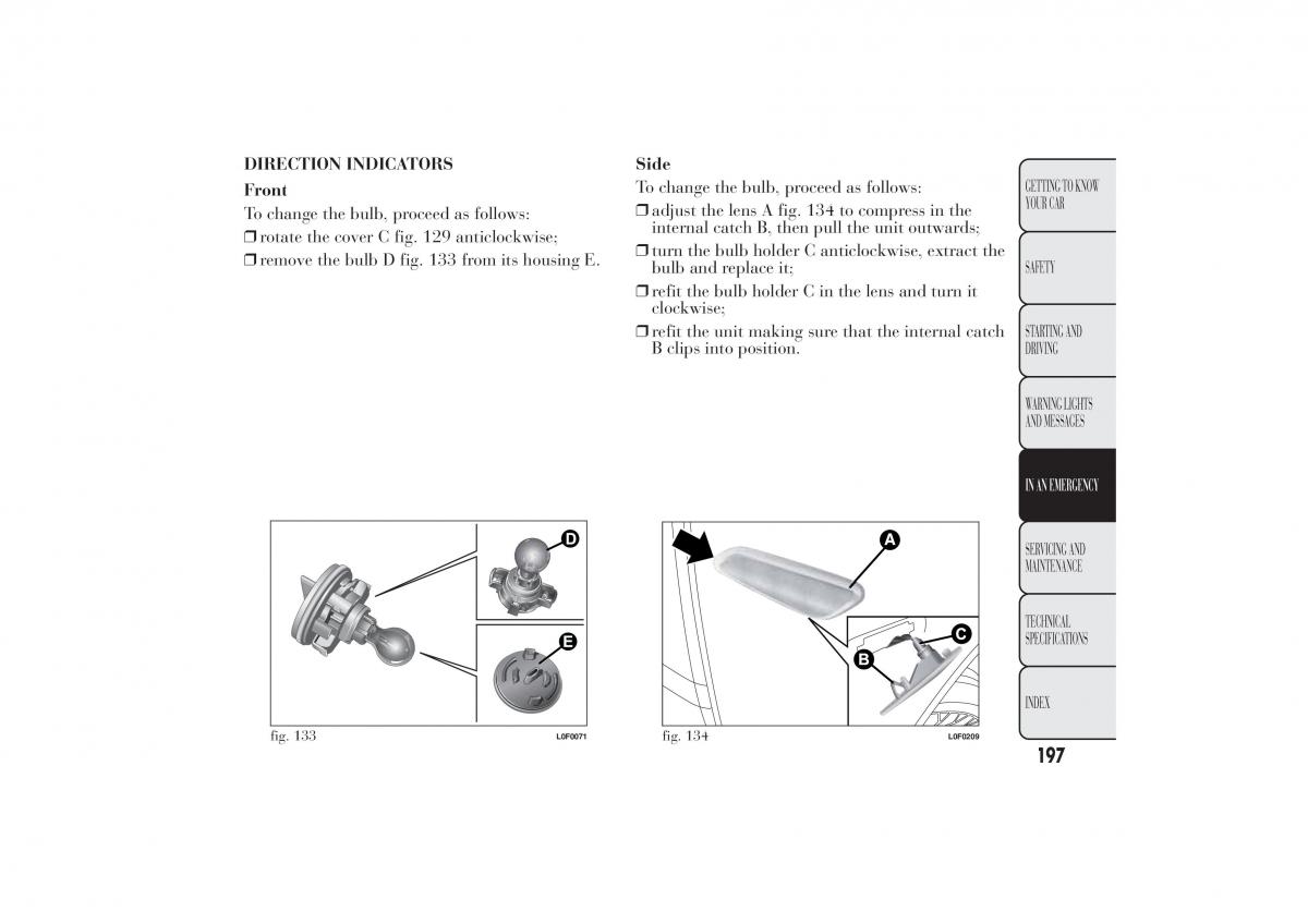 Lancia Ypsilon II 2 owners manual / page 201