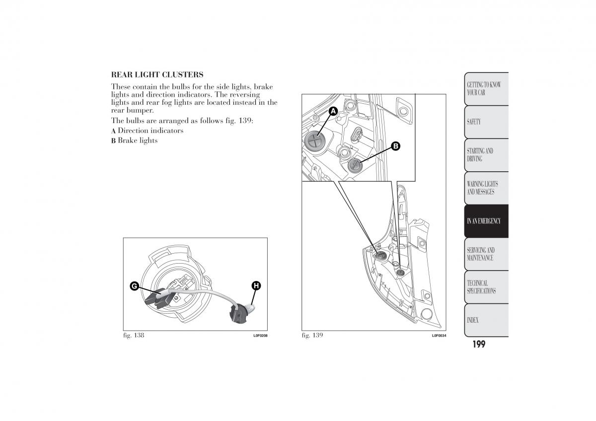 Lancia Ypsilon II 2 owners manual / page 203