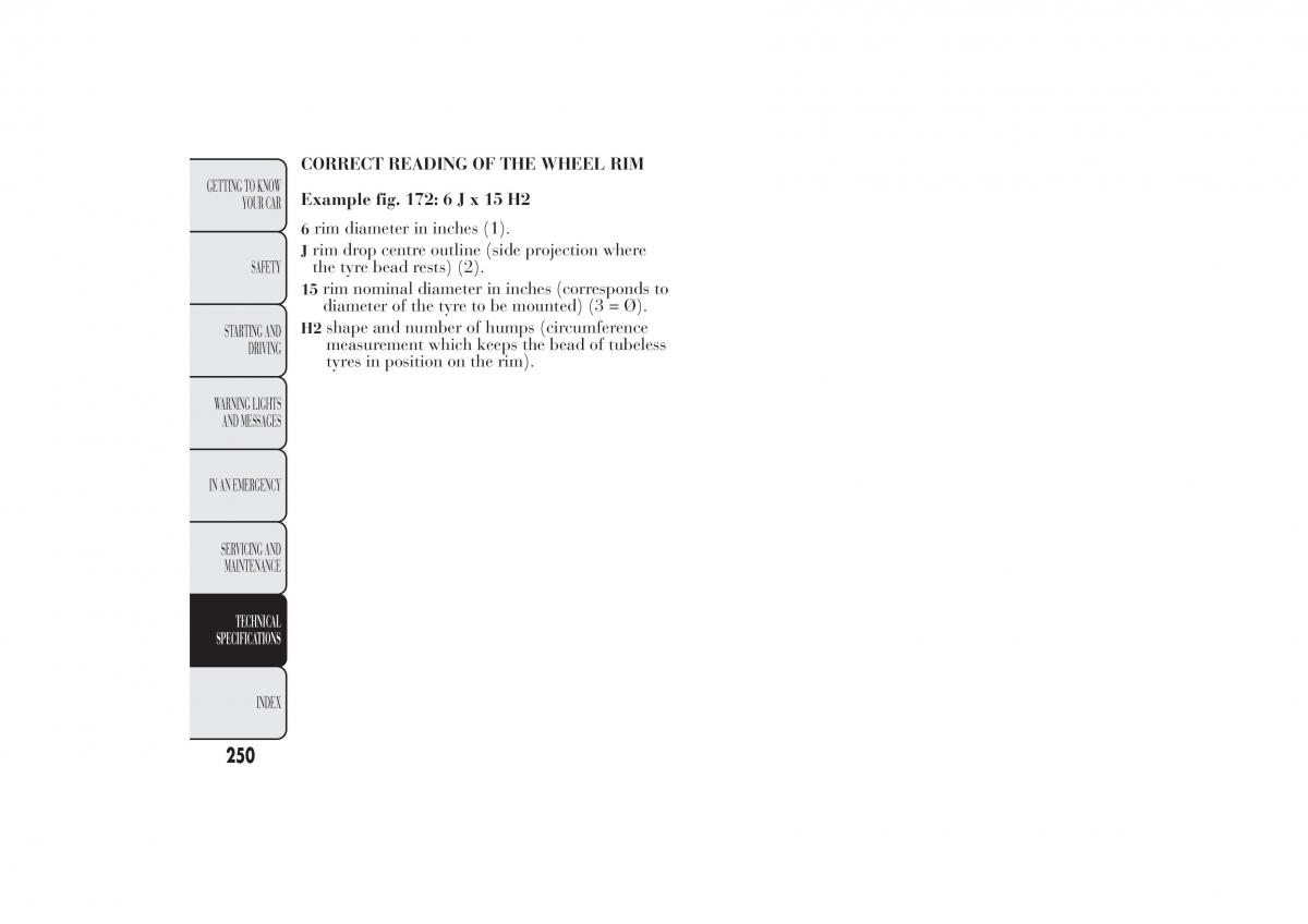 Lancia Ypsilon II 2 owners manual / page 254