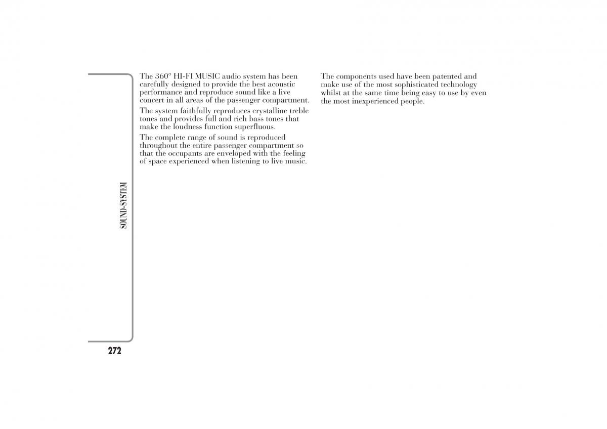 Lancia Ypsilon II 2 owners manual / page 276